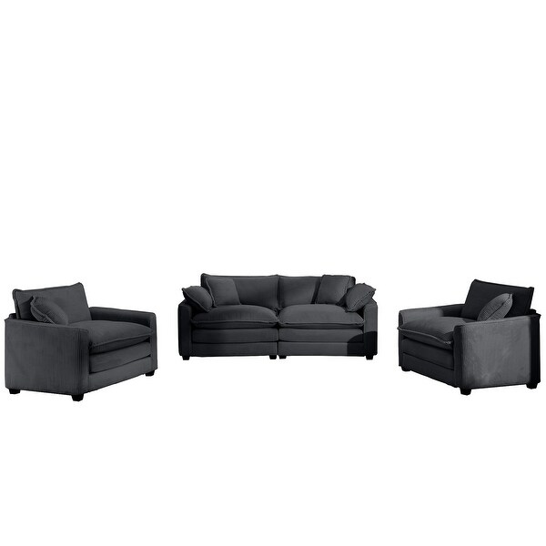 2+1+1Seater Flexible Combinations Sofa Set with One 2-Seater Sofas